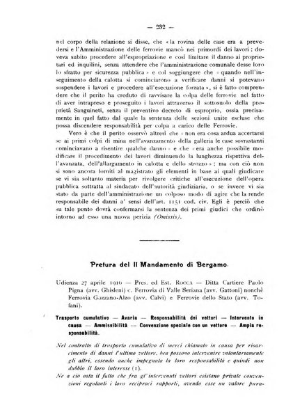 Le ferrovie italiane rivista quindicinale di dottrina, giurisprudenza, legislazione ed amministrazione ferroviaria