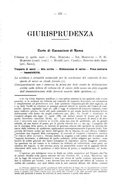 Le ferrovie italiane rivista quindicinale di dottrina, giurisprudenza, legislazione ed amministrazione ferroviaria