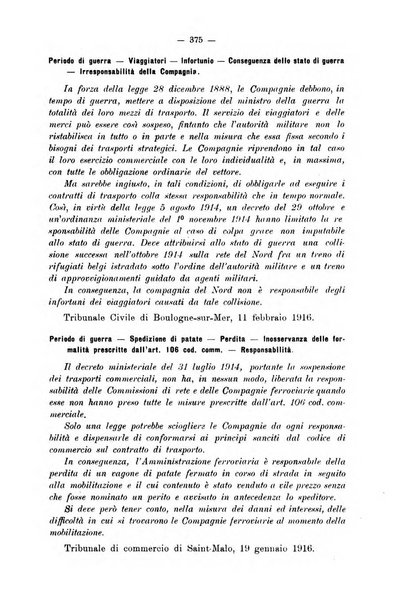 Le ferrovie italiane rivista quindicinale di dottrina, giurisprudenza, legislazione ed amministrazione ferroviaria