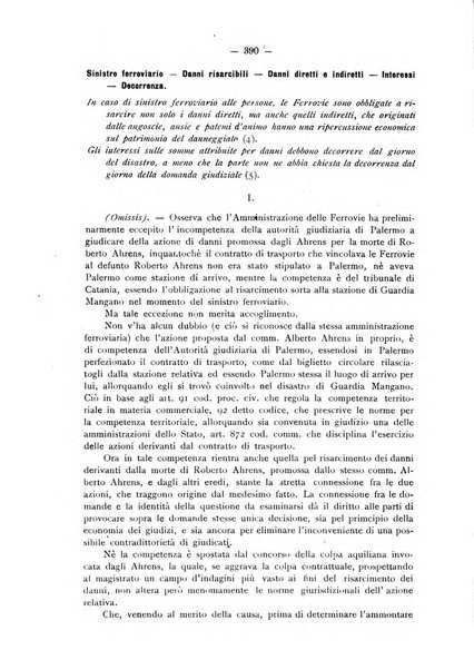 Le ferrovie italiane rivista quindicinale di dottrina, giurisprudenza, legislazione ed amministrazione ferroviaria