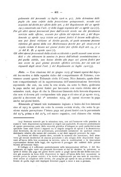 Le ferrovie italiane rivista quindicinale di dottrina, giurisprudenza, legislazione ed amministrazione ferroviaria