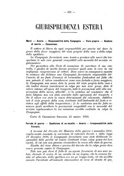 Le ferrovie italiane rivista quindicinale di dottrina, giurisprudenza, legislazione ed amministrazione ferroviaria