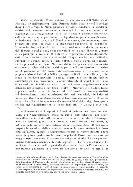 Le ferrovie italiane rivista quindicinale di dottrina, giurisprudenza, legislazione ed amministrazione ferroviaria