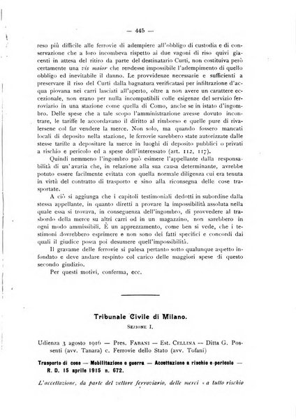 Le ferrovie italiane rivista quindicinale di dottrina, giurisprudenza, legislazione ed amministrazione ferroviaria