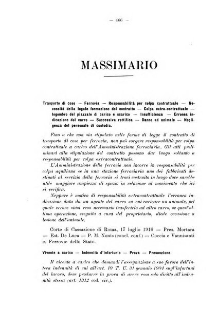 Le ferrovie italiane rivista quindicinale di dottrina, giurisprudenza, legislazione ed amministrazione ferroviaria