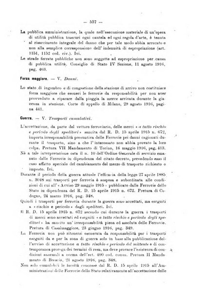 Le ferrovie italiane rivista quindicinale di dottrina, giurisprudenza, legislazione ed amministrazione ferroviaria