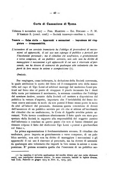 Le ferrovie italiane rivista quindicinale di dottrina, giurisprudenza, legislazione ed amministrazione ferroviaria