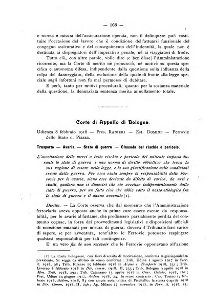 Le ferrovie italiane rivista quindicinale di dottrina, giurisprudenza, legislazione ed amministrazione ferroviaria