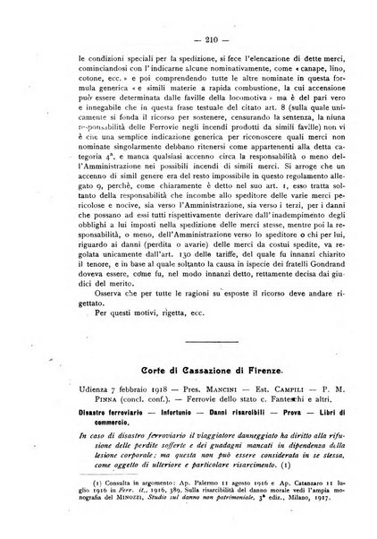 Le ferrovie italiane rivista quindicinale di dottrina, giurisprudenza, legislazione ed amministrazione ferroviaria