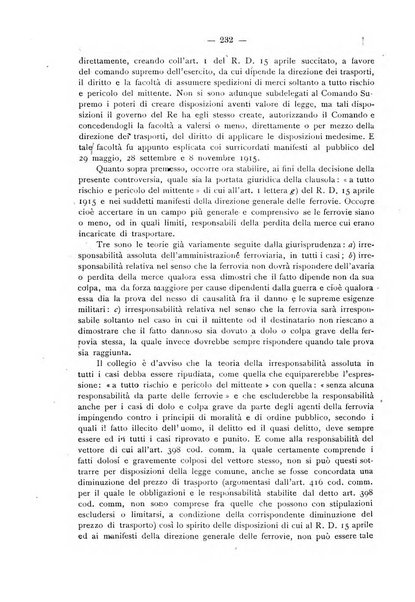 Le ferrovie italiane rivista quindicinale di dottrina, giurisprudenza, legislazione ed amministrazione ferroviaria