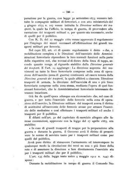 Le ferrovie italiane rivista quindicinale di dottrina, giurisprudenza, legislazione ed amministrazione ferroviaria