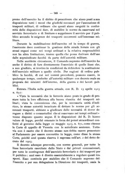 Le ferrovie italiane rivista quindicinale di dottrina, giurisprudenza, legislazione ed amministrazione ferroviaria