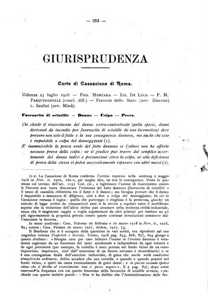 Le ferrovie italiane rivista quindicinale di dottrina, giurisprudenza, legislazione ed amministrazione ferroviaria