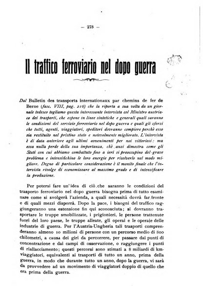 Le ferrovie italiane rivista quindicinale di dottrina, giurisprudenza, legislazione ed amministrazione ferroviaria