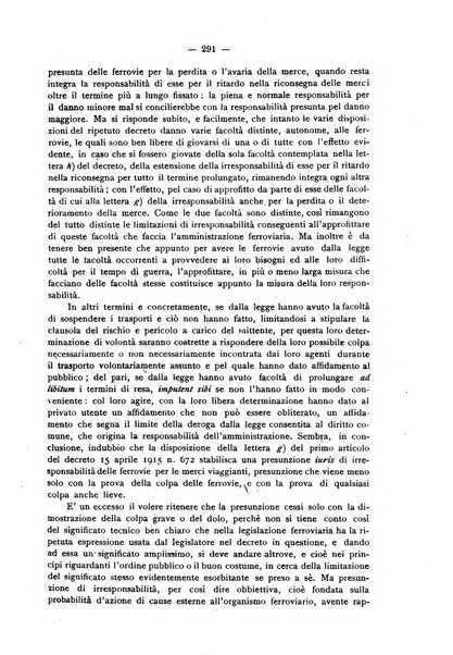 Le ferrovie italiane rivista quindicinale di dottrina, giurisprudenza, legislazione ed amministrazione ferroviaria