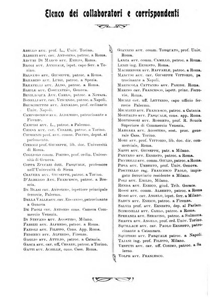 Le ferrovie italiane rivista quindicinale di dottrina, giurisprudenza, legislazione ed amministrazione ferroviaria