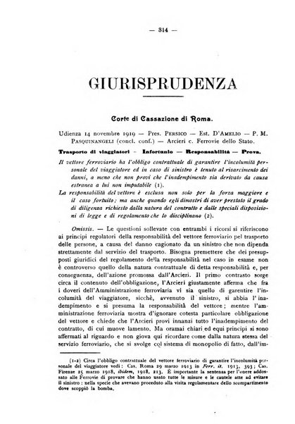 Le ferrovie italiane rivista quindicinale di dottrina, giurisprudenza, legislazione ed amministrazione ferroviaria