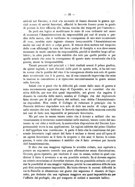 Le ferrovie italiane rivista quindicinale di dottrina, giurisprudenza, legislazione ed amministrazione ferroviaria