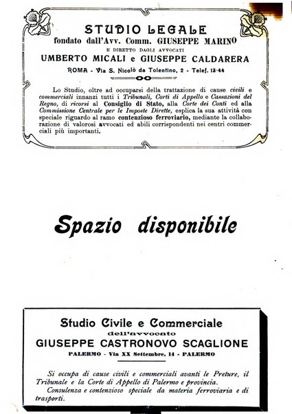 Le ferrovie italiane rivista quindicinale di dottrina, giurisprudenza, legislazione ed amministrazione ferroviaria