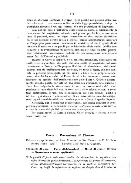 Le ferrovie italiane rivista quindicinale di dottrina, giurisprudenza, legislazione ed amministrazione ferroviaria