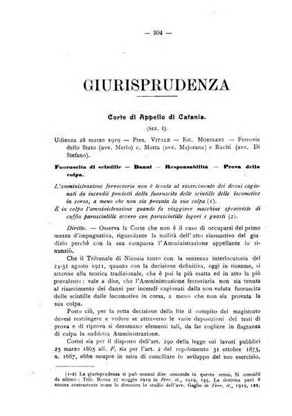 Le ferrovie italiane rivista quindicinale di dottrina, giurisprudenza, legislazione ed amministrazione ferroviaria