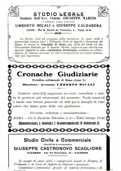 Le ferrovie italiane rivista quindicinale di dottrina, giurisprudenza, legislazione ed amministrazione ferroviaria