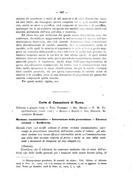 Le ferrovie italiane rivista quindicinale di dottrina, giurisprudenza, legislazione ed amministrazione ferroviaria