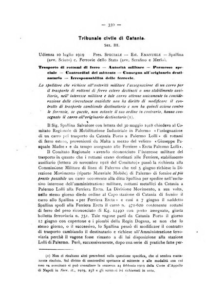 Le ferrovie italiane rivista quindicinale di dottrina, giurisprudenza, legislazione ed amministrazione ferroviaria