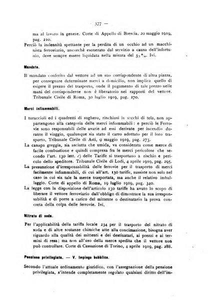 Le ferrovie italiane rivista quindicinale di dottrina, giurisprudenza, legislazione ed amministrazione ferroviaria