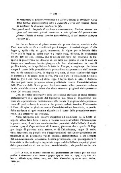 Le ferrovie italiane rivista quindicinale di dottrina, giurisprudenza, legislazione ed amministrazione ferroviaria