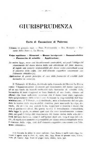 Le ferrovie italiane rivista quindicinale di dottrina, giurisprudenza, legislazione ed amministrazione ferroviaria