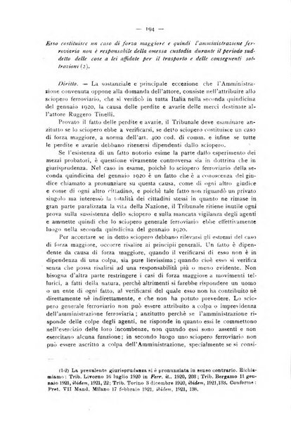 Le ferrovie italiane rivista quindicinale di dottrina, giurisprudenza, legislazione ed amministrazione ferroviaria