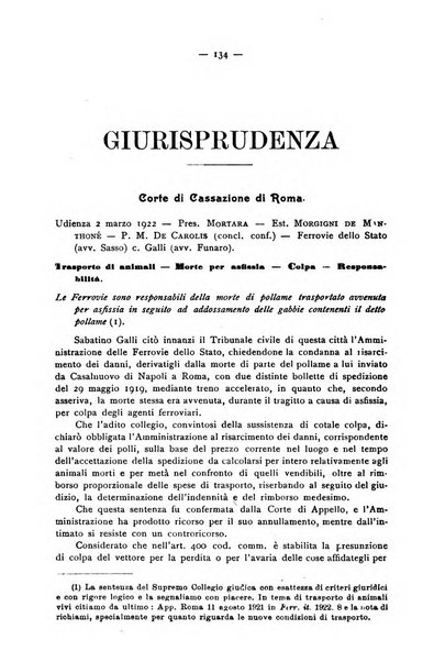 Le ferrovie italiane rivista quindicinale di dottrina, giurisprudenza, legislazione ed amministrazione ferroviaria