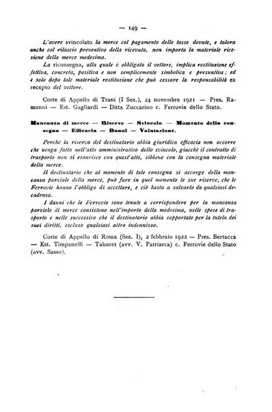 Le ferrovie italiane rivista quindicinale di dottrina, giurisprudenza, legislazione ed amministrazione ferroviaria