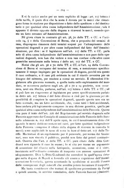 Le ferrovie italiane rivista quindicinale di dottrina, giurisprudenza, legislazione ed amministrazione ferroviaria