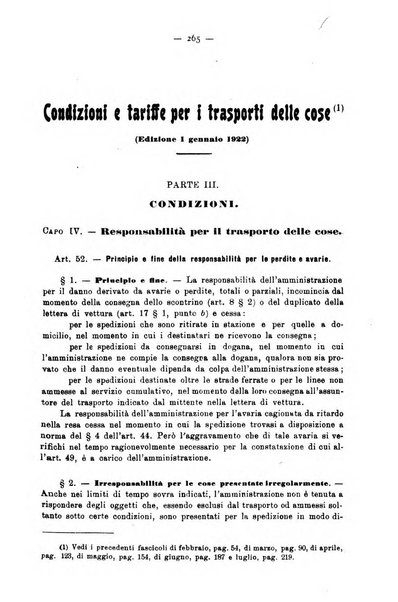 Le ferrovie italiane rivista quindicinale di dottrina, giurisprudenza, legislazione ed amministrazione ferroviaria