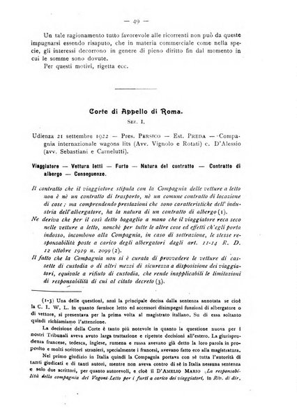 Le ferrovie italiane rivista quindicinale di dottrina, giurisprudenza, legislazione ed amministrazione ferroviaria