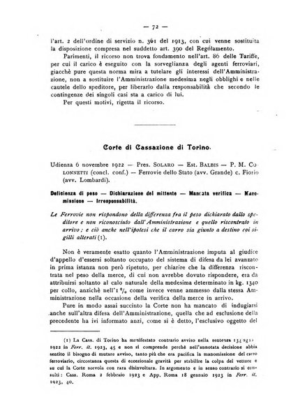 Le ferrovie italiane rivista quindicinale di dottrina, giurisprudenza, legislazione ed amministrazione ferroviaria