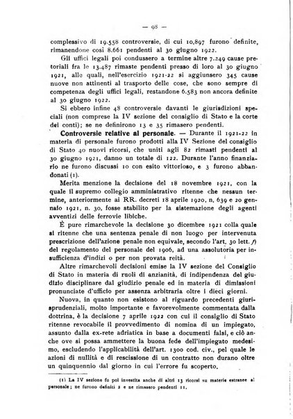 Le ferrovie italiane rivista quindicinale di dottrina, giurisprudenza, legislazione ed amministrazione ferroviaria