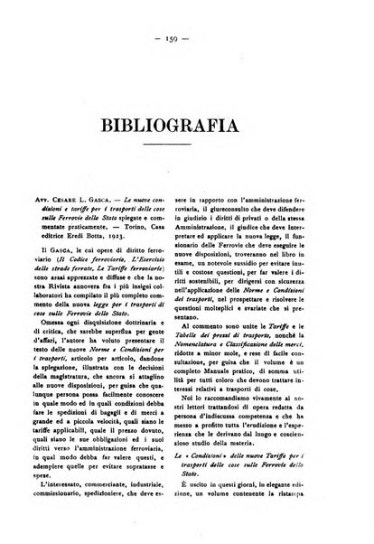 Le ferrovie italiane rivista quindicinale di dottrina, giurisprudenza, legislazione ed amministrazione ferroviaria