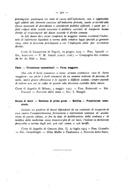 Le ferrovie italiane rivista quindicinale di dottrina, giurisprudenza, legislazione ed amministrazione ferroviaria