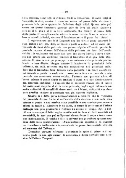 Le ferrovie italiane rivista quindicinale di dottrina, giurisprudenza, legislazione ed amministrazione ferroviaria