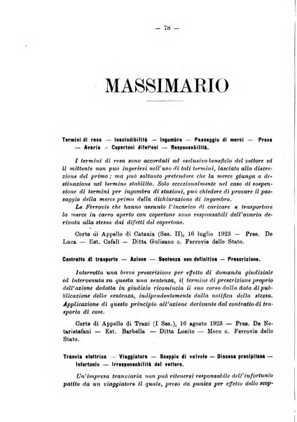 Le ferrovie italiane rivista quindicinale di dottrina, giurisprudenza, legislazione ed amministrazione ferroviaria