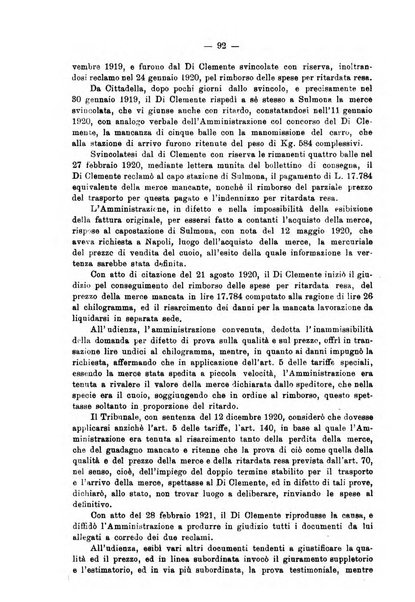 Le ferrovie italiane rivista quindicinale di dottrina, giurisprudenza, legislazione ed amministrazione ferroviaria