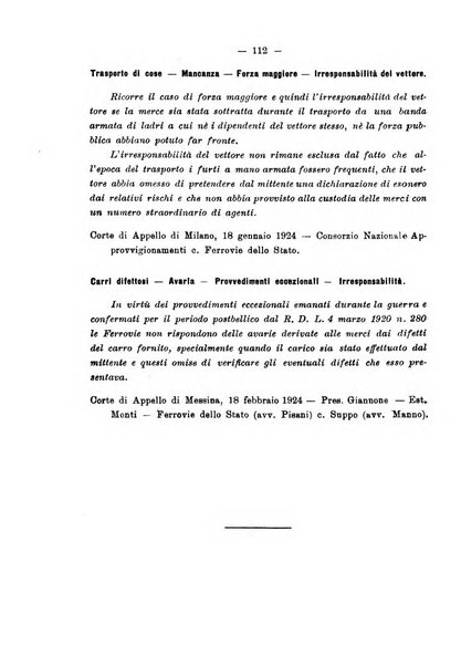 Le ferrovie italiane rivista quindicinale di dottrina, giurisprudenza, legislazione ed amministrazione ferroviaria