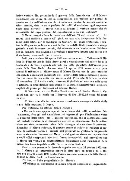 Le ferrovie italiane rivista quindicinale di dottrina, giurisprudenza, legislazione ed amministrazione ferroviaria