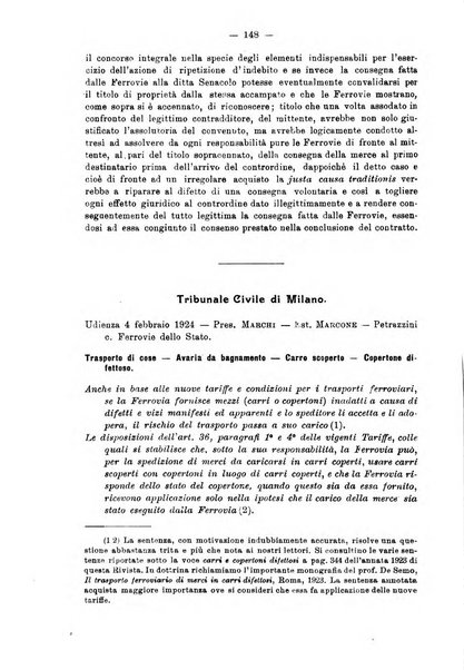 Le ferrovie italiane rivista quindicinale di dottrina, giurisprudenza, legislazione ed amministrazione ferroviaria