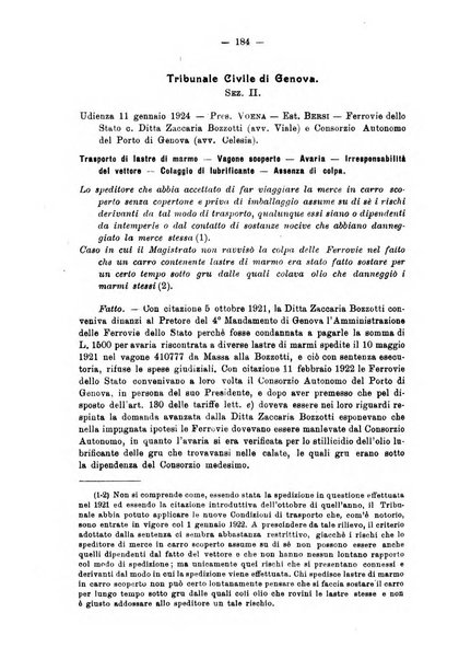 Le ferrovie italiane rivista quindicinale di dottrina, giurisprudenza, legislazione ed amministrazione ferroviaria