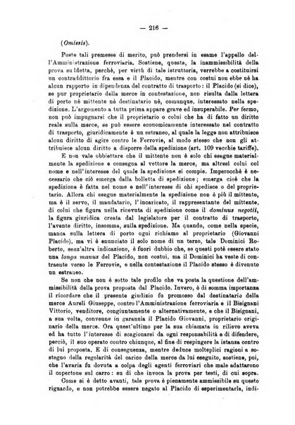 Le ferrovie italiane rivista quindicinale di dottrina, giurisprudenza, legislazione ed amministrazione ferroviaria