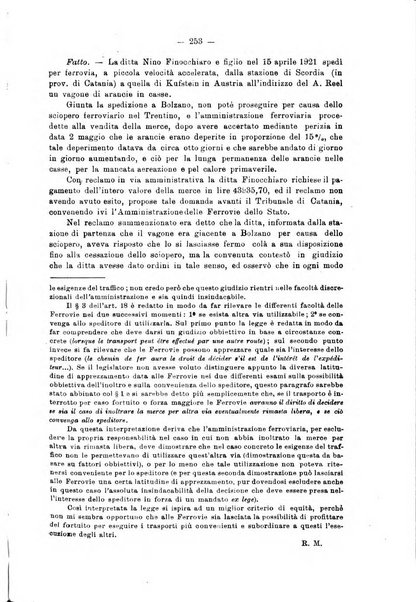 Le ferrovie italiane rivista quindicinale di dottrina, giurisprudenza, legislazione ed amministrazione ferroviaria